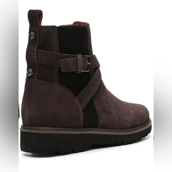 Donald Pliner buckled suede bootie - Picture 4 of 7